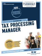 Tax Processing Manager: Passbooks Study Guide