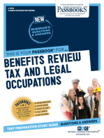 Benefits Review, Tax and Legal Occupations: Passbooks Study Guide