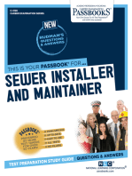 Sewer Installer and Maintainer: Passbooks Study Guide