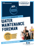 Water Maintenance Foreman: Passbooks Study Guide