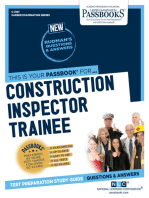 Construction Inspector Trainee: Passbooks Study Guide