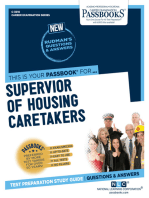 Supervisor of Housing Caretakers: Passbooks Study Guide