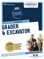 Grader and Excavator: Passbooks Study Guide