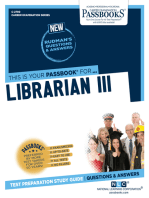 Librarian III: Passbooks Study Guide
