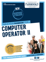 Computer Operator II: Passbooks Study Guide