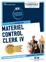 Materiel Control Clerk IV: Passbooks Study Guide