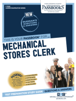 Mechanical Stores Clerk: Passbooks Study Guide