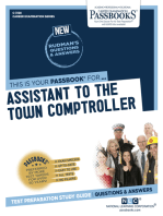 Assistant to the Town Comptroller: Passbooks Study Guide