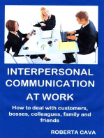 Interpersonal Communication at Work