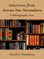 Selections from Across Two Novembers: A Bibliographic Year