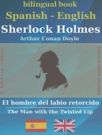 Sherlock Holmes - El hombre del labio retorcido, Spanish-English: bilibook
