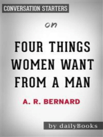 Four Things Women Want from a Man: by A. R. Bernard | Conversation Starters