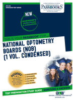 NATIONAL OPTOMETRY BOARDS (NOB) (1 VOL.): Passbooks Study Guide