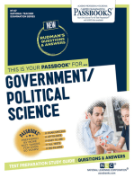 GOVERNMENT/POLITICAL SCIENCE: Passbooks Study Guide
