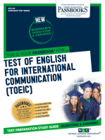 TEST OF ENGLISH FOR INTERNATIONAL COMMUNICATION (TOEIC): Passbooks Study Guide