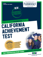 CALIFORNIA ACHIEVEMENT TEST (CAT): Passbooks Study Guide