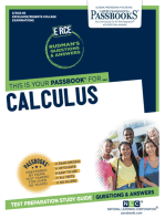 Calculus: Passbooks Study Guide