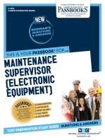 Maintenance Supervisor (Electronic Equipment): Passbooks Study Guide