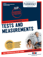 TESTS AND MEASUREMENTS: Passbooks Study Guide