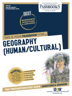 GEOGRAPHY (HUMAN/CULTURAL): Passbooks Study Guide