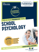 SCHOOL PSYCHOLOGY: Passbooks Study Guide