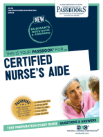 Certified Nurse's Aide: Passbooks Study Guide