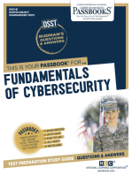 FUNDAMENTALS OF CYBERSECURITY: Passbooks Study Guide