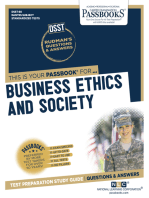 BUSINESS ETHICS AND SOCIETY: Passbooks Study Guide