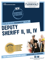 Deputy Sheriff II, III, IV: Passbooks Study Guide