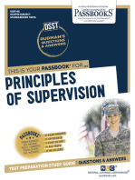 PRINCIPLES OF SUPERVISION: Passbooks Study Guide