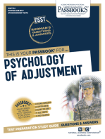 PSYCHOLOGY OF ADJUSTMENT: Passbooks Study Guide