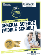 GENERAL SCIENCE (MIDDLE SCHOOL): Passbooks Study Guide