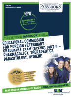 EDUCATIONAL COMMISSION FOR FOREIGN VETERINARY GRADUATES EXAMINATION (ECFVG) PART II - Pharmacology, Therapeutics, Parasitology, Hygiene: Passbooks Study Guide