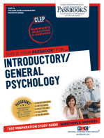 INTRODUCTORY / GENERAL PSYCHOLOGY: Passbooks Study Guide