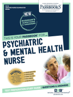 PSYCHIATRIC AND MENTAL HEALTH NURSE: Passbooks Study Guide