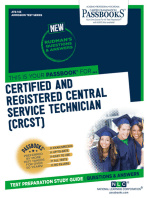 Certified and Registered Central Service Technician (CRCST): Passbooks Study Guide