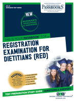 REGISTRATION EXAMINATION FOR DIETITIANS (RED): Passbooks Study Guide
