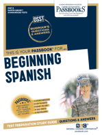 BEGINNING SPANISH: Passbooks Study Guide