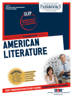 AMERICAN LITERATURE: Passbooks Study Guide