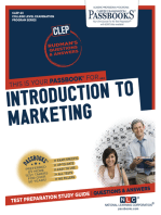 INTRODUCTORY MARKETING (PRINCIPLES OF): Passbooks Study Guide