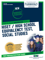 HiSET / High School Equivalency Test, Social Studies: Passbooks Study Guide