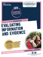 EVALUATING INFORMATION AND EVIDENCE: Passbooks Study Guide
