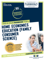 HOME ECONOMICS EDUCATION (FAMILY CONSUMER SCIENCE): Passbooks Study Guide