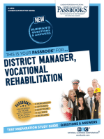 District Manager, Vocational Rehabilitation: Passbooks Study Guide