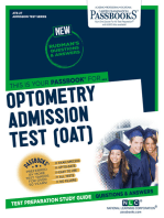 OPTOMETRY ADMISSION TEST (OAT): Passbooks Study Guide