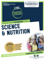 Science of Nutrition: Passbooks Study Guide