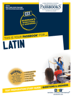 Latin: Passbooks Study Guide