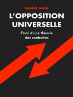 L’opposition Universelle: Essai d’une théorie des contraires