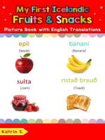 My First Icelandic Fruits & Snacks Picture Book with English Translations: Teach & Learn Basic Icelandic words for Children, #3