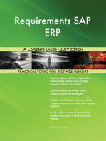 Requirements SAP ERP A Complete Guide - 2019 Edition
